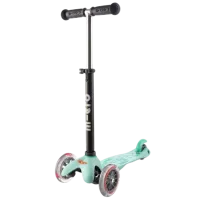 Trotinetă pentru copii cu trei roți Micro Mini2go Deluxe (MMD017) 50 kg/ Mint photo 3