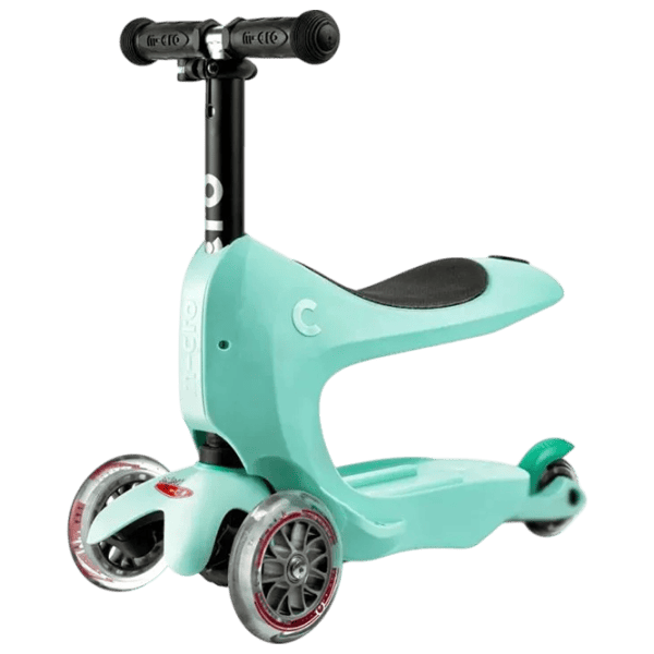 Детский трёхколёсный самокат Micro Mini2go Deluxe (MMD017) 50 кг/ Мятный photo 4