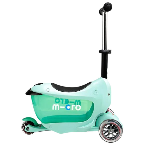 Детский трёхколёсный самокат Micro Mini2go Deluxe (MMD017) 50 кг/ Мятный photo 5