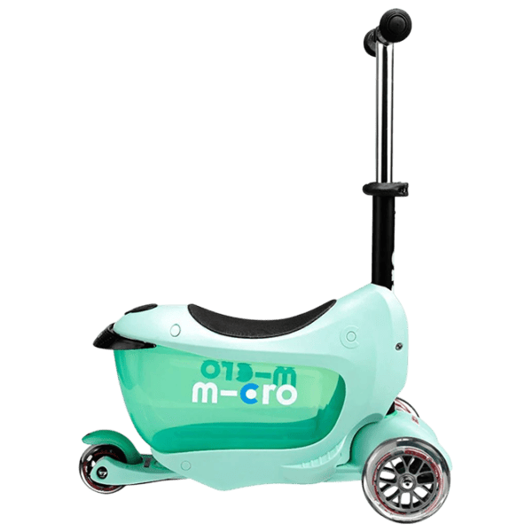 Детский трёхколёсный самокат Micro Mini2go Deluxe (MMD017) 50 кг/ Мятный photo 5
