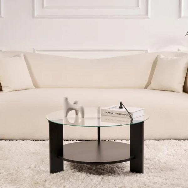 Măsuță de cafea Trendy Clara GTR008179 Wood Black photo 3