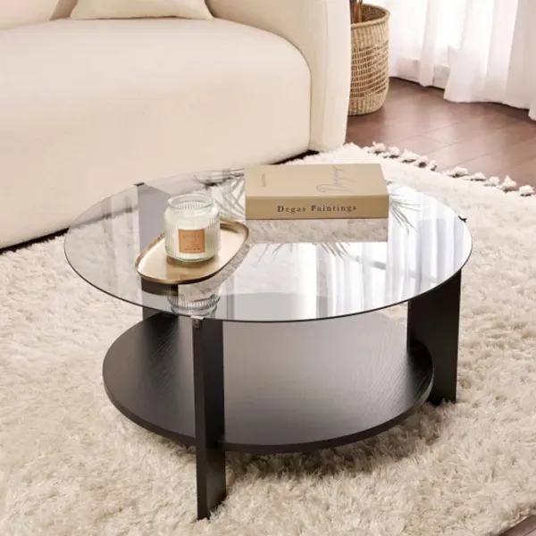 Măsuță de cafea Trendy Clara GTR008180 Wood Black photo 2