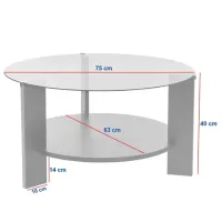 Журнальный столик Trendy Clara GTR008177 Сапфировый дуб photo 7