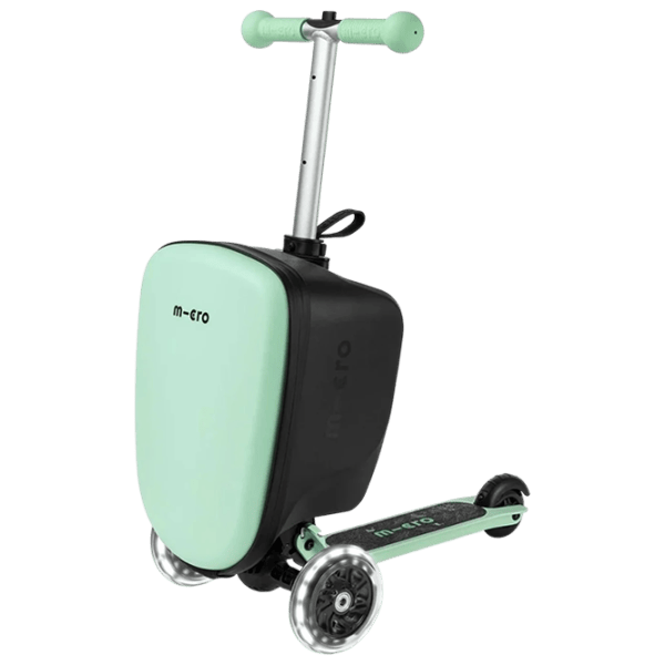 Детский трёхколёсный самокат Micro Luggage Junior (Luggage Junior) 50 кг/ Мятный photo 1