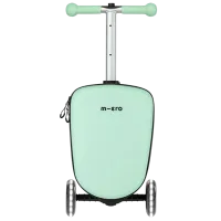 Детский трёхколёсный самокат Micro Luggage Junior (Luggage Junior) 50 кг/ Мятный photo 2
