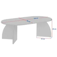 Журнальный столик Trendy Melina GTR008159 Сапфировый дуб photo 8