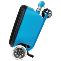 Детский трёхколёсный самокат Micro Luggage Junior Patch & Play (ML0036) 50 кг/ Синий photo 2