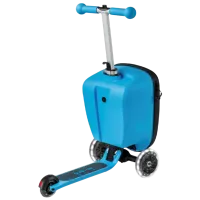 Детский трёхколёсный самокат Micro Luggage Junior Patch & Play (ML0036) 50 кг/ Синий photo 3