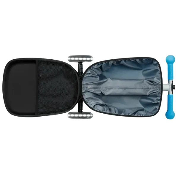 Trotinetă pentru copii cu trei roți Micro Luggage Junior Patch & Play (ML0036) 50 kg/ Blue photo 6