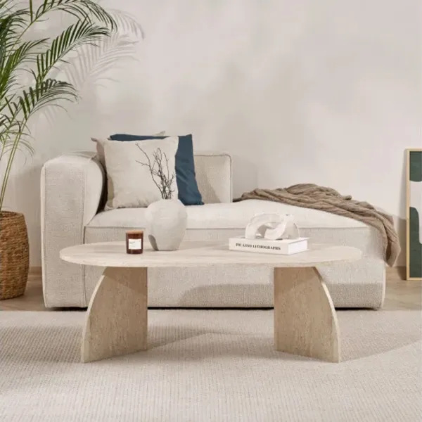 Măsuță de cafea Trendy Melina GTR008158 Travertine photo 5