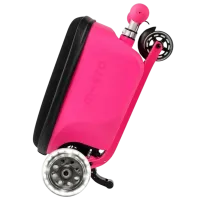 Детский трёхколёсный самокат Micro Luggage Junior Patch & Play (ML0037) 50 кг/ Розовый photo 3