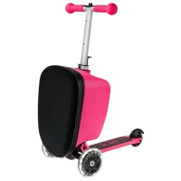 Детский трёхколёсный самокат Micro Luggage Junior Patch & Play (ML0037) 50 кг/ Розовый photo 4