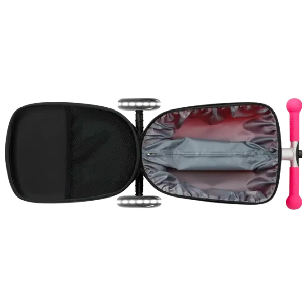Trotinetă pentru copii cu trei roți Micro Luggage Junior Patch & Play (ML0037) 50 kg/ Pink photo 5