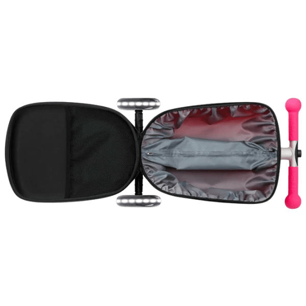 Trotinetă pentru copii cu trei roți Micro Luggage Junior Patch & Play (ML0037) 50 kg/ Pink photo 5