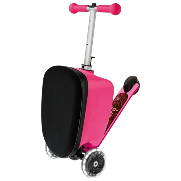 Trotinetă pentru copii cu trei roți Micro Luggage Junior Patch & Play (ML0037) 50 kg/ Pink photo 6