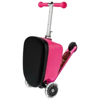 Детский трёхколёсный самокат Micro Luggage Junior Patch & Play (ML0037) 50 кг/ Розовый photo 6