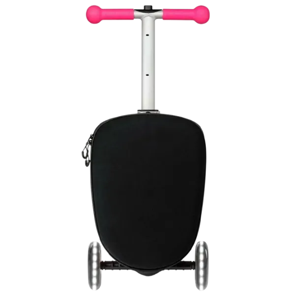 Trotinetă pentru copii cu trei roți Micro Luggage Junior Patch & Play (ML0037) 50 kg/ Pink photo 7