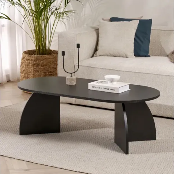 Măsuță de cafea Trendy Melina GTR008160 Wood Black photo 4