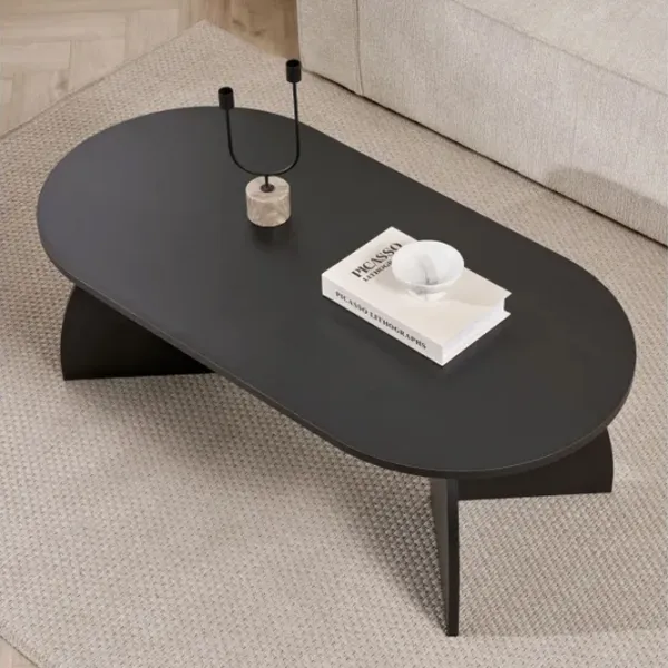 Măsuță de cafea Trendy Melina GTR008160 Wood Black photo 6