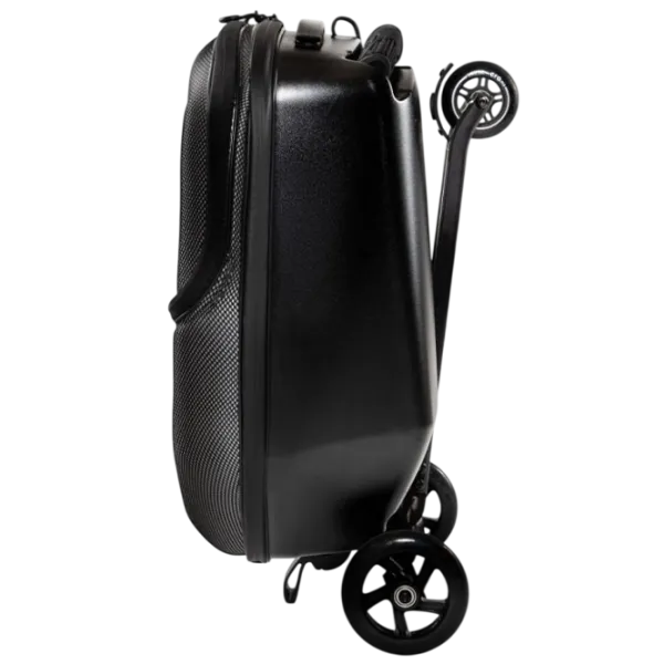 Trotinetă pentru copii cu trei roți Micro Luggage 3.0 (ML0019) 100 kg/ Black photo 2
