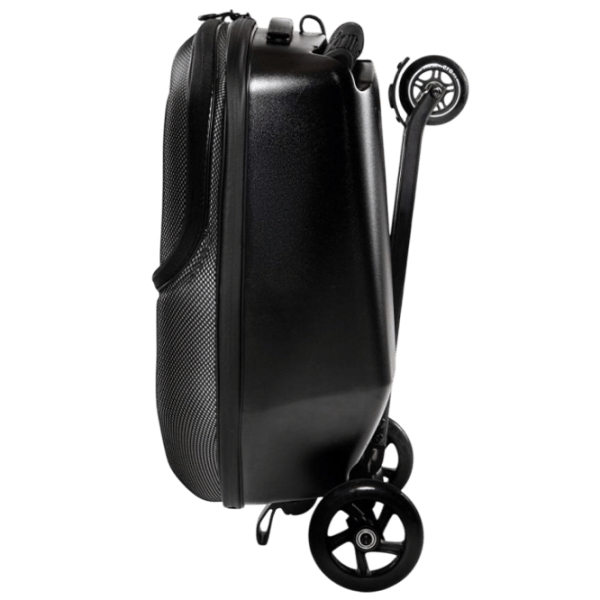 Trotinetă pentru copii cu trei roți Micro Luggage 3.0 (ML0019) 100 kg/ Black photo 2