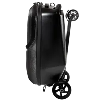 Детский трёхколёсный самокат Micro Luggage 3.0 (ML0019) 100 кг/ Черный photo 2