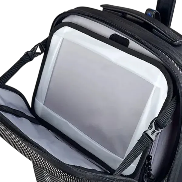 Trotinetă pentru copii cu trei roți Micro Luggage 3.0 (ML0019) 100 kg/ Black photo 3