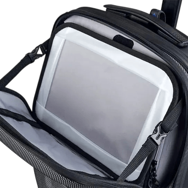 Trotinetă pentru copii cu trei roți Micro Luggage 3.0 (ML0019) 100 kg/ Black photo 3