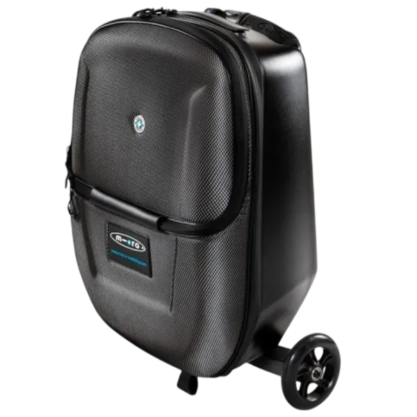 Trotinetă pentru copii cu trei roți Micro Luggage 3.0 (ML0019) 100 kg/ Black photo 6