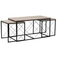Set măsuțe de cafea Trendy DEFNE GTR006179 Travertine