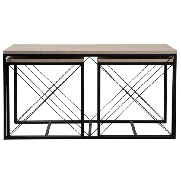 Set măsuțe de cafea Trendy DEFNE GTR006179 Travertine photo 3