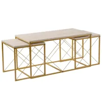 Set măsuțe de cafea Trendy DEFNE GTR006180 Travertine