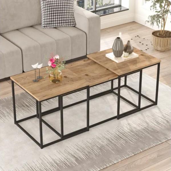 Set măsuțe de cafea Trendy VG9-A GTR006698 Atlantic Pine photo 2