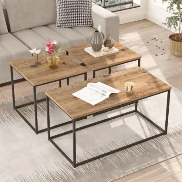 Set măsuțe de cafea Trendy VG9-A GTR006698 Atlantic Pine photo 4