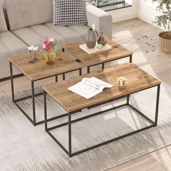 Set măsuțe de cafea Trendy VG9-A GTR006698 Atlantic Pine photo 4