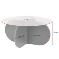 Журнальный столик Trendy Aeris GTR008171 Сапфировый дуб photo 6