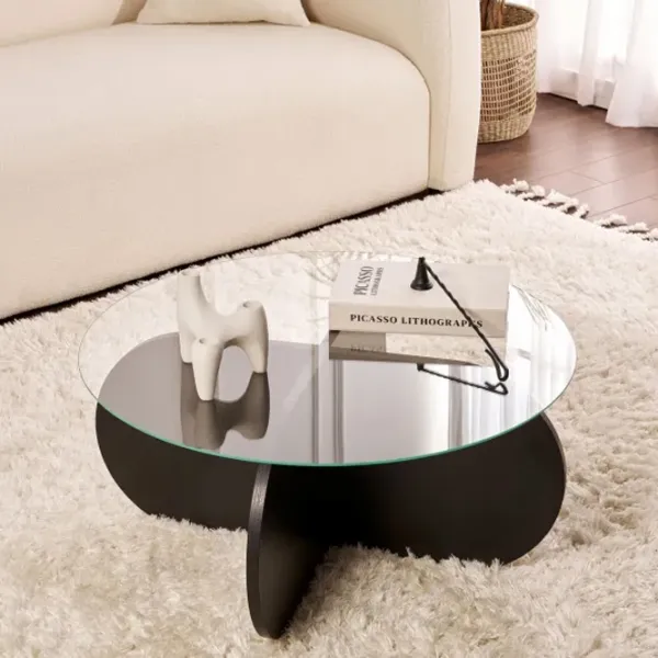 Măsuță de cafea Trendy Aeris GTR008173 Wood Black photo 3