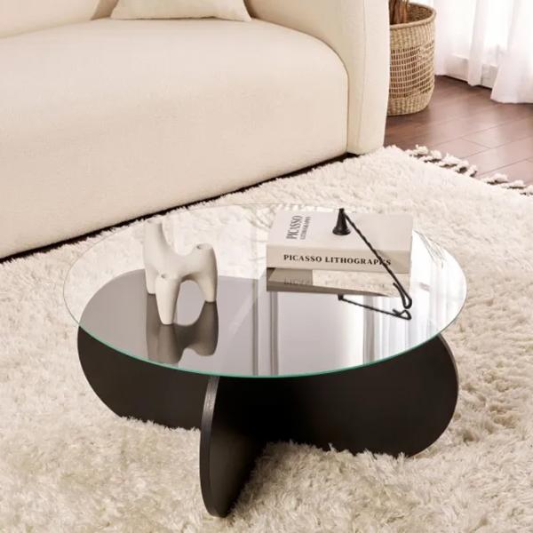 Măsuță de cafea Trendy Aeris GTR008173 Wood Black photo 3