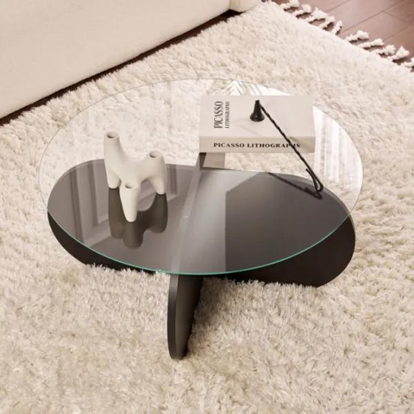 Măsuță de cafea Trendy Aeris GTR008173 Wood Black photo 5
