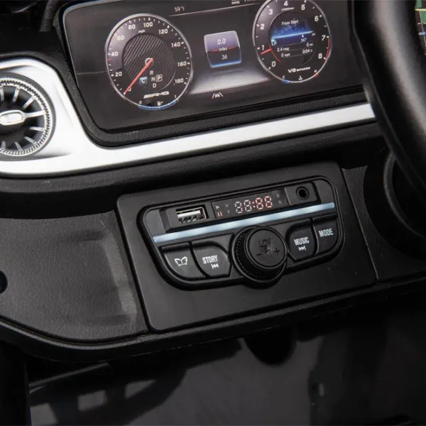 Mașină electrică Mercedes-Benz Kikka Boo AMG G63  / / 3+ / Black photo 8