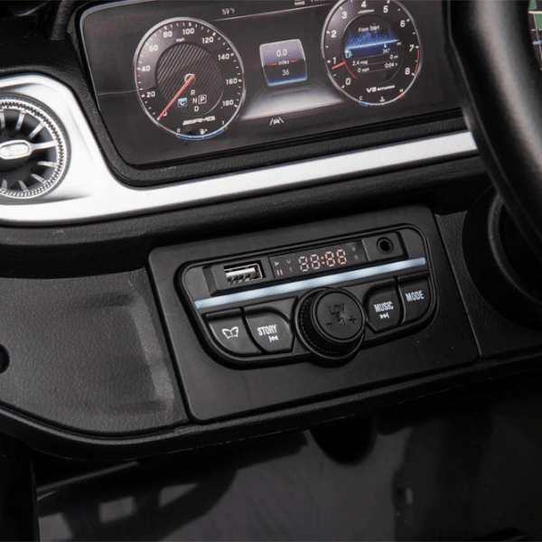 Mașină electrică Mercedes-Benz Kikka Boo AMG G63  / / 3+ / Black photo 8