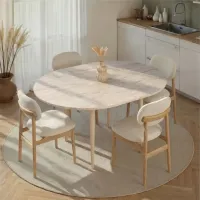 Masă de bucătărie extensibilă Trendy Viona PAL melaminat/ Travertine photo 7