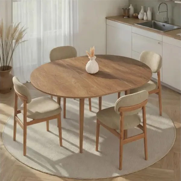Masă de bucătărie extensibilă Trendy Viona PAL melaminat/ Kafkas Oak photo 8
