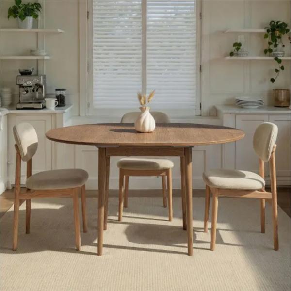 Masă de bucătărie extensibilă Trendy Viona PAL melaminat/ Kafkas Oak photo 9