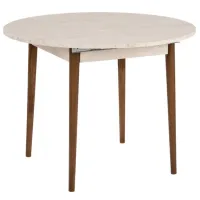 Masă de bucătărie extensibilă Trendy Viona PAL melaminat/ Travertine