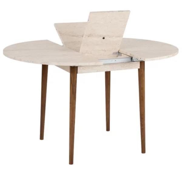Masă de bucătărie extensibilă Trendy Viona PAL melaminat/ Travertine photo 3