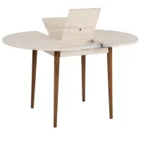 Кухонный стол раскладной Trendy Viona Меламиновая ДСП/ Travertine photo 3