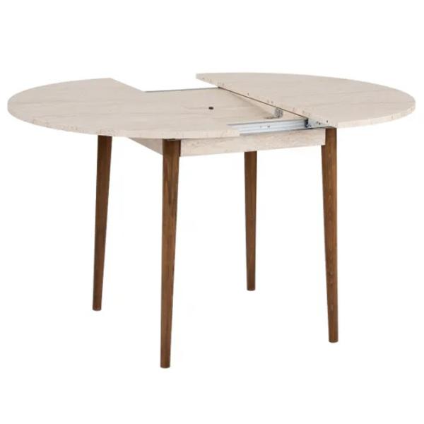 Masă de bucătărie extensibilă Trendy Viona PAL melaminat/ Travertine photo 4