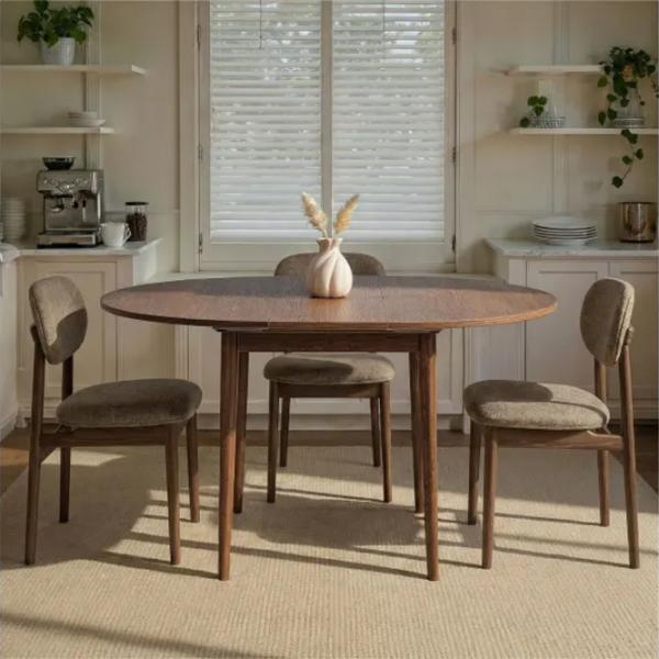 Masă de bucătărie extensibilă Trendy Viona PAL melaminat/ Barok Walnut photo 9