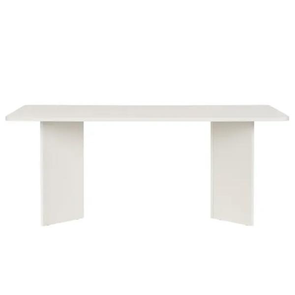 Masă de bucătărie fixă Trendy Linza PAL melaminat/ Wood White photo 2